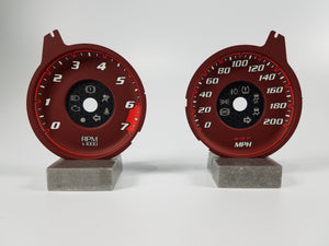 2015-2018 Dodge Charger Hellcat MPH Conversion Gauge Face