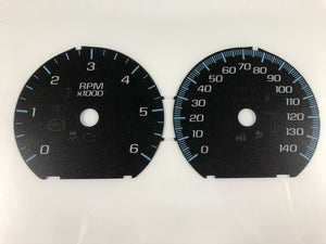 2014-2017 GMC DENALI TRUCK & SUV PACKAGE MPH Conversion Gauge Faces