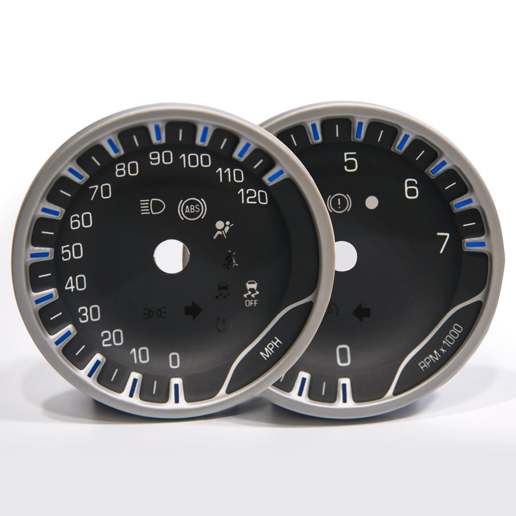 Speedometer Conversions 2017 Chrysler Pacifica OEM Speedometer Conversion Gauge Face ...
