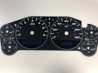 2007-2013 Chevrolet Silverado/Tahoe/ Avalanche Speedometer Conversion Gauge Face MPH with Large Font