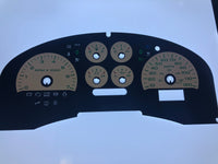 2007-2008 Ford F150 FX4 Speedometer Conversion Gauge Face MPH