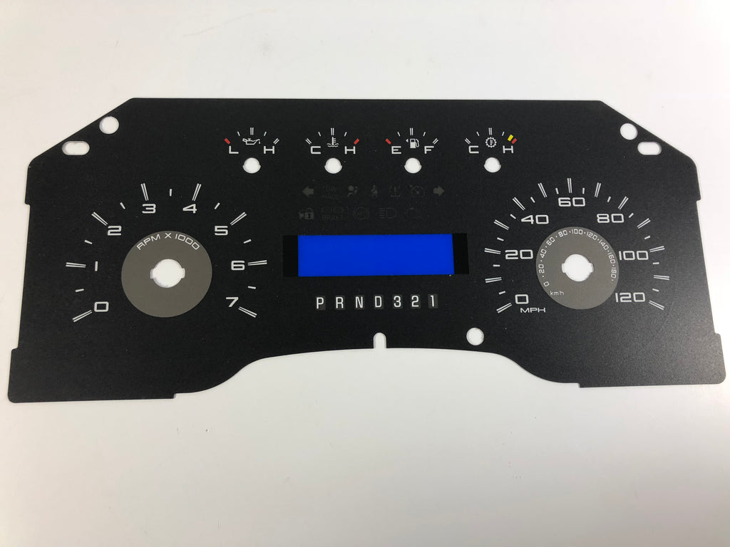 2009-2010 Ford F150 XLT/FX4 Speedometer Conversion Gauge Face