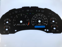 1999-2002 Chevy Blazer MPH Conversion Gauge Face With 1 Digital Display Window